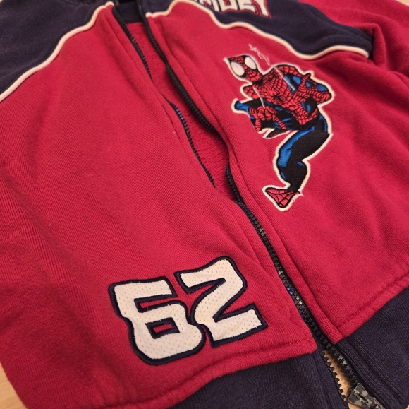 Vintage Y2K (2005) Marvel Spiderman sweatshirt track jacket - Picture 8 of 8